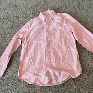 Men’s L - pink button down - American Eagle. NWT